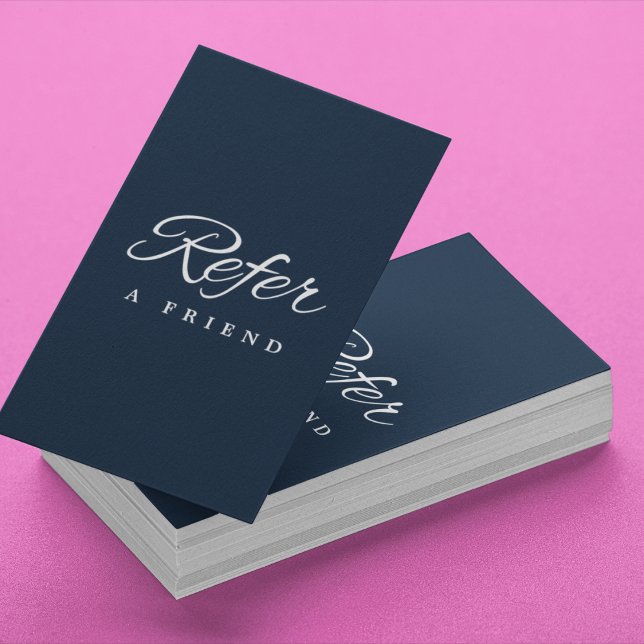 Référencement Carte de recommandation professionnelle minimalist (Minimalist Business Referral Card
)