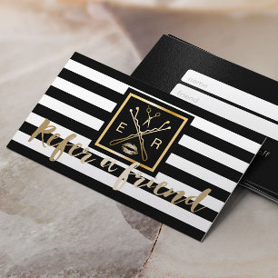 Référencement Logo moderne de salon de maquilleur de la carte