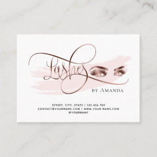 Référencement Maquillage Eyebrow Eyes Lashes Carte de soins post