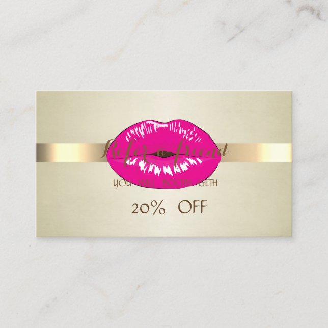 Référencement Moderne Professionnel, Carte de recommandation des (Devant)