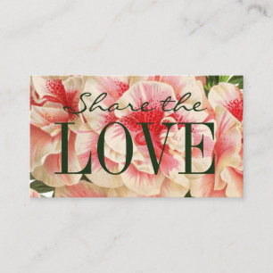 Référencement Référez-vous un carte de visite floral