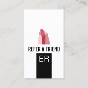 Référencement Rouge à lèvres moderne de maquilleur de la carte