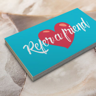 Référencement Turquoise moderne de coeur rouge de carte de