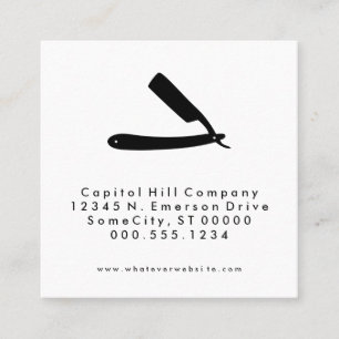 referral barbershop square card