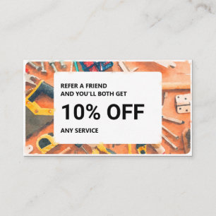 Referral Card: Handyman Services Business Card