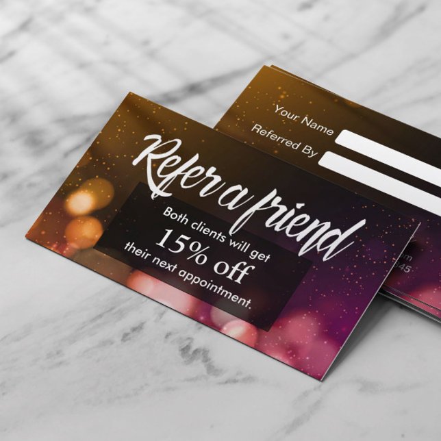 Referral Card | Modern Sparkles Salon Spa (Creator Uploaded)