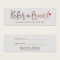 Referral Card | Rose Gold Script Beauty Salon