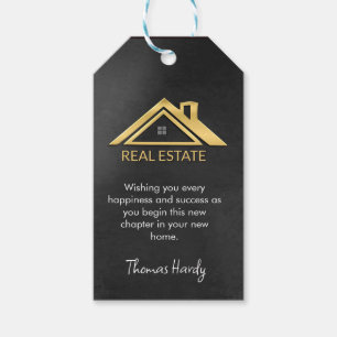Referral Real Estate Thank You business Square Squ Gift Tags