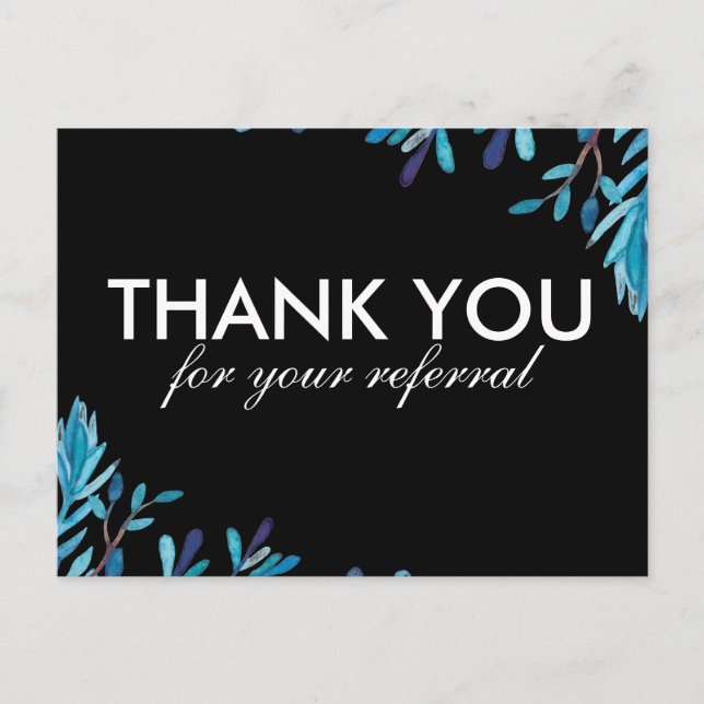 REFERRAL THANK YOU POSTCARD (Front)