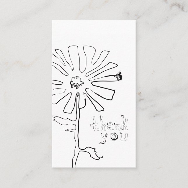 referral thank you squiggle flower (Front)