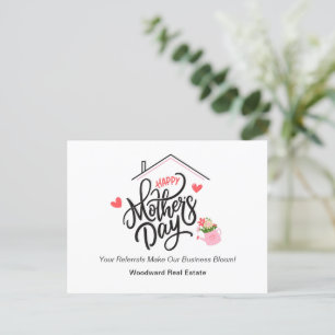 Referrals Make Our Business Bloom!   Mother's Day  Postcard