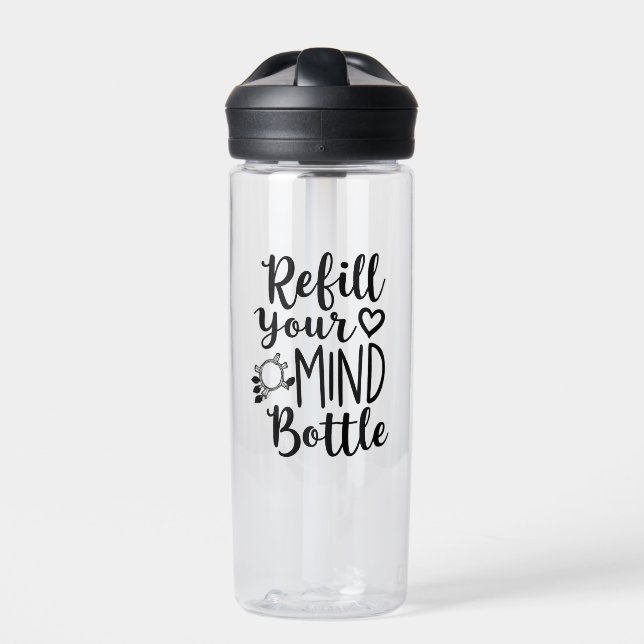 Refill, Refresh, Recharge Water Bottle (Front)