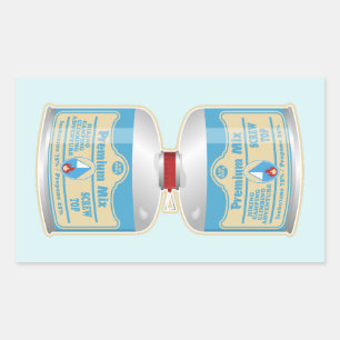 Refilling gas canisters for camp stoves sticker