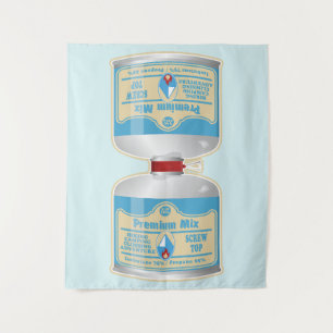 Refilling gas canisters for camp stoves tapestry