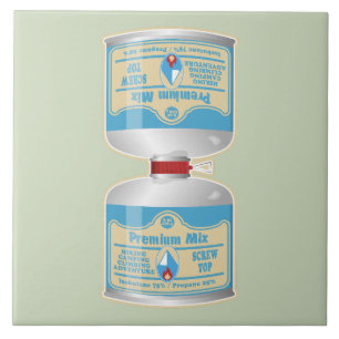 Refilling gas canisters for camp stoves tile