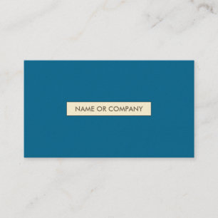 refined azure business card