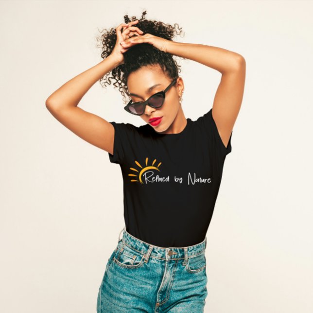 "Refined by Nature" Minimalist  T-Shirt (Creator Uploaded)