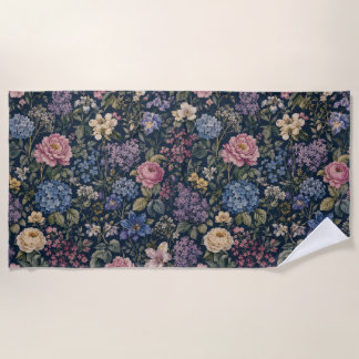 Refined Diverse Wild Botanical Garden Beach Towel