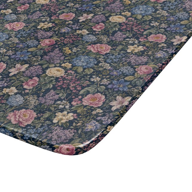 Refined Diverse Wild Botanical Garden Cutting Board (Corner)