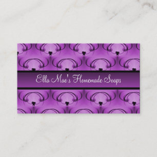 Refined Elegance Business Card, Lovely Lavender Card