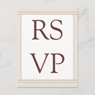Refined Glam RSVP Card