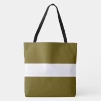 Refined Modern Wide Golden Olive White Stripes