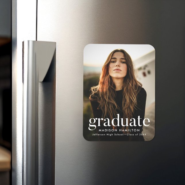 Refined Photo Graduation Magnet (Creator Uploaded)