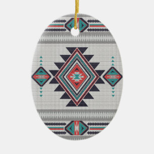 Refined Southwest Ceramic Ornament