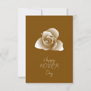 Refined White Defined Art Shades Flower Card