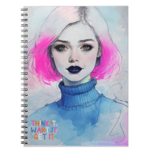 Réfléchir - Voulant - Obtenir Journal carnet
