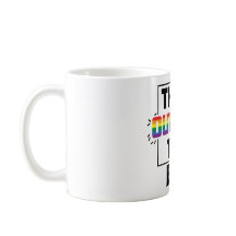 Réfléchissez à l'extérieur de la boîte Mug de fier
