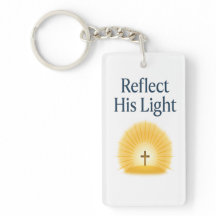 Reflect His Light Custom Easter 2026 Keychain