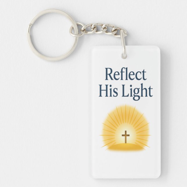 Reflect His Light Custom Easter 2026 Keychain (Devant)