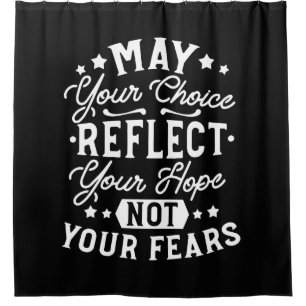 Reflect Hope Not Fear – Motivational Choice Quote