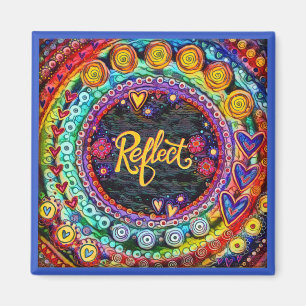 Reflect Pretty Fun Inspiring Modern Inspirivity Magnet