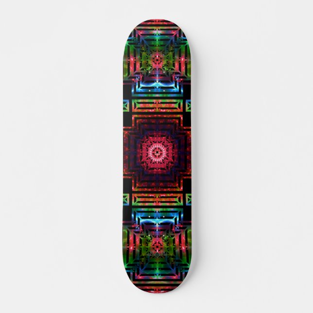 Reflect Wallpaper ( Rainbow ) Skateboard (Front)