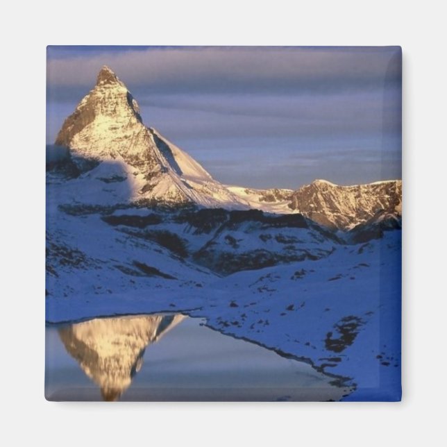 Reflected Matterhorn, Switzerland Magnet (Front)