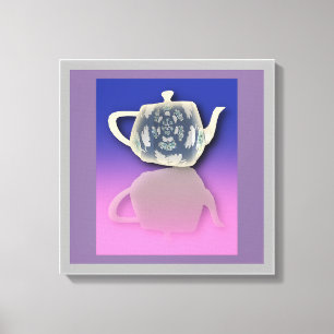 Reflected Teapot Canvas Print