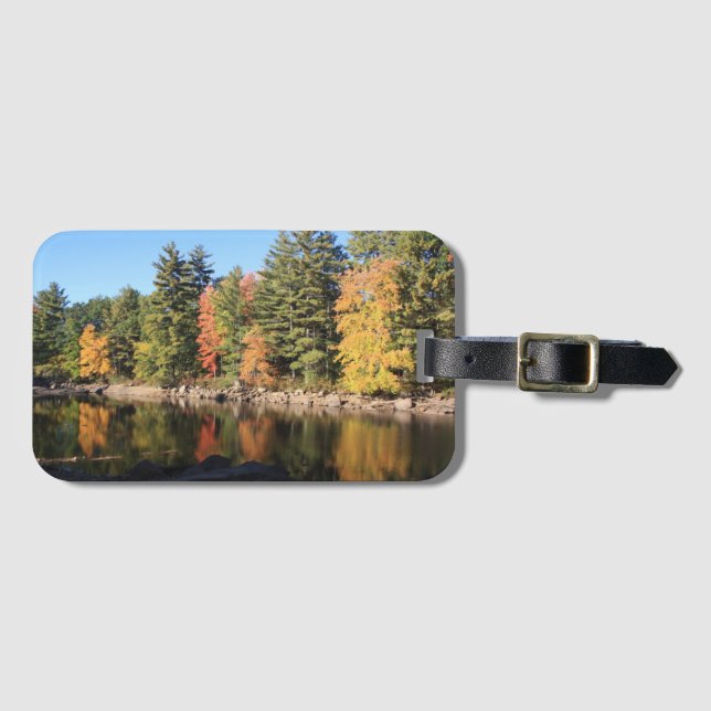 Reflecting Foliage Luggage Tag (Front Horizontal)