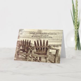 REFLECTING Greeting Card