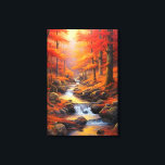 Reflecting Sunlight Fall Maple Forest Fine Art Canvas Print<br><div class="desc">Reflecting Sunlight Fall Maple Forest Fine Art. Use the design tools to add custom text or personalize the image.</div>