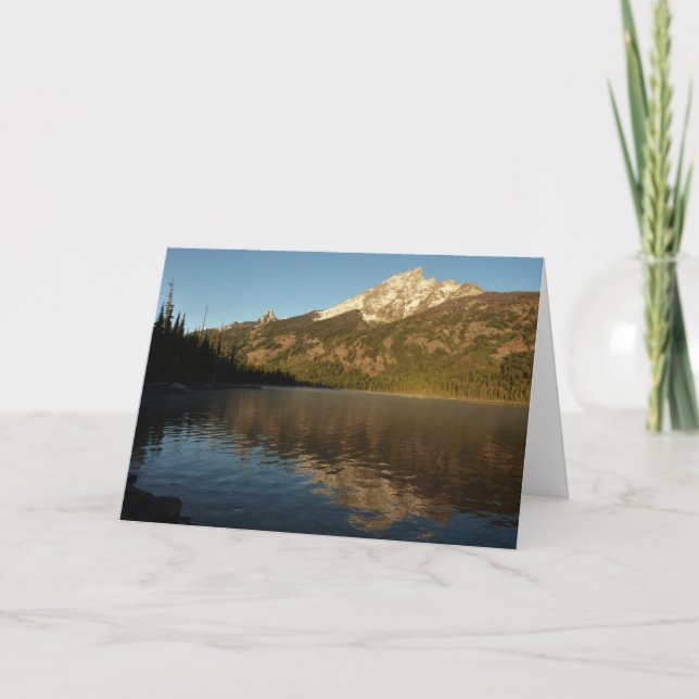 Reflection at Jenny Lake I Card (Front)