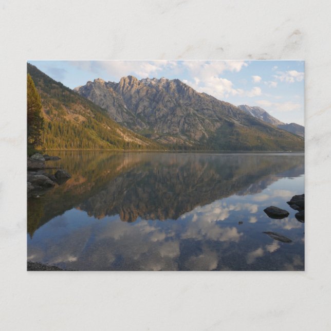 Reflection at Jenny Lake II Postcard (Front)