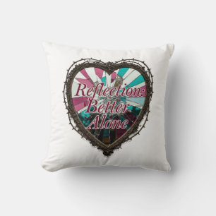 Reflection: Better Alone T-Shirt   Shattered Mirro Throw Pillow