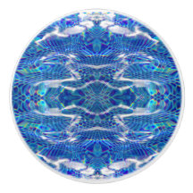 Reflection Blue Cabinet Knob