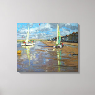 Reflection Bray Dunes France Canvas Print