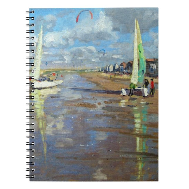 Reflection Bray Dunes France Notebook (Front)