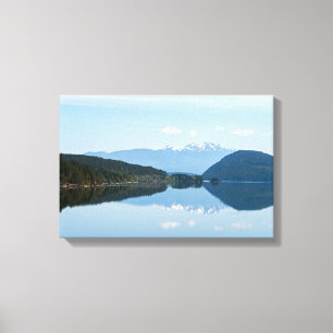 Reflection in a Lake - Vancouver Island, Canada Canvas Print