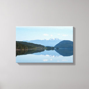 Reflection in a Lake - Vancouver Island, Canada Canvas Print