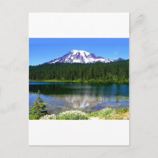 Reflection Lake, Mount Rainier, WA, USA Postcard